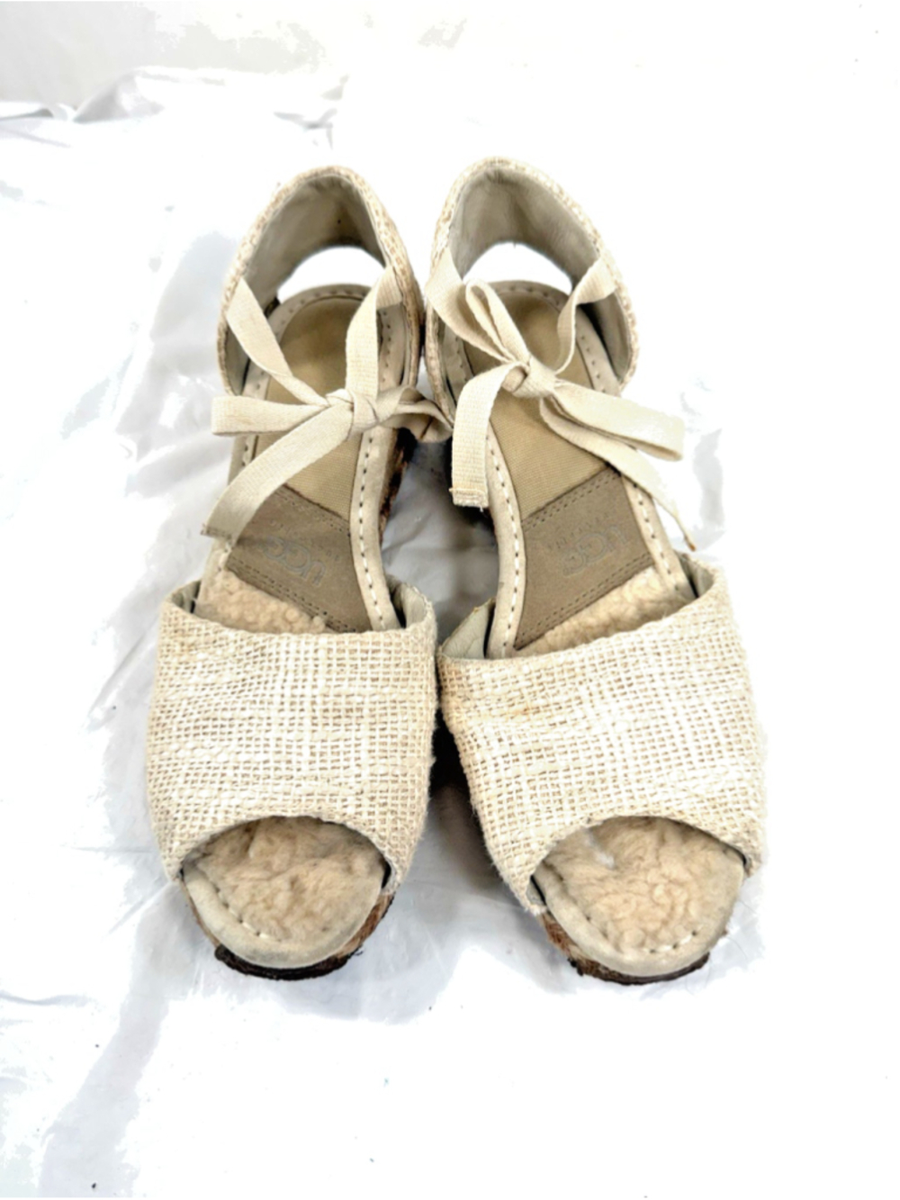 UGG Women's Yarrow Sandal Size 8 Wedge Heel